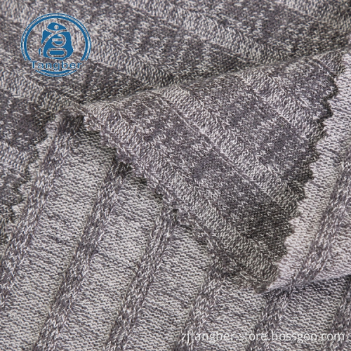Tissu hacci personnalisé 100% coton rayé textile